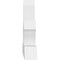 Ekena Millwork Richland Architectural Grade PVC Gable Bracket, 60"W x 30"H x 6"D x 6"F, 12/12 Pitch GBP060X30X0606RIC00 - alternate 4